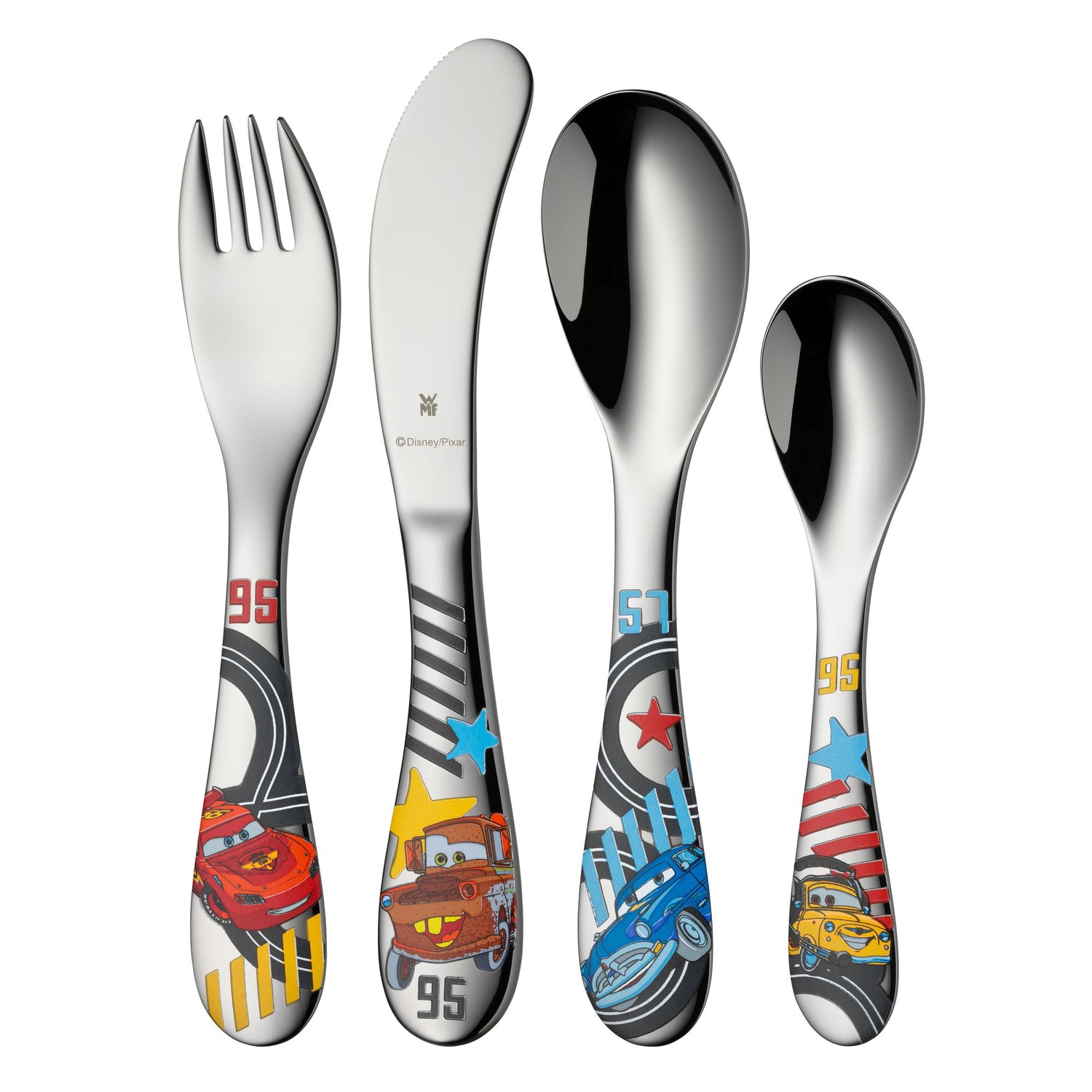 WMF Disney Cars Kinderbestek 4-delig