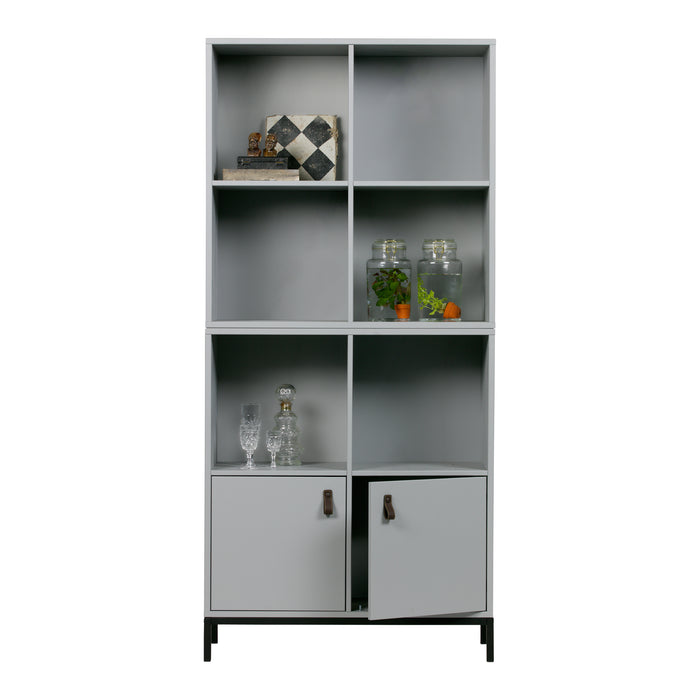 vtwonen Lower Case Modulaire Wandkast 4 Vakken - Open - Betongrijs