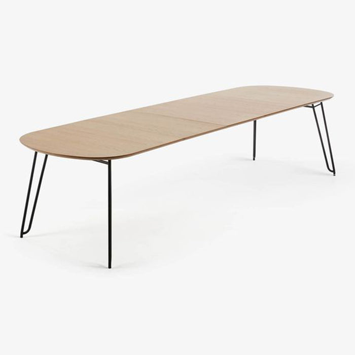 Kave Home Novac Eettafel Uitschuifbaar - 170 x 100 cm - Bruin