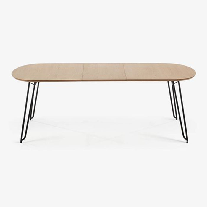 Kave Home Novac Eettafel Uitschuifbaar - 170 x 100 cm - Bruin