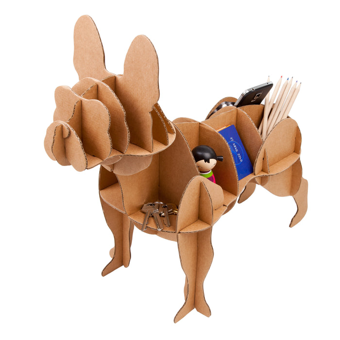 Milimetrado - Franse Bulldog van Karton - Decoratief opbergrek
