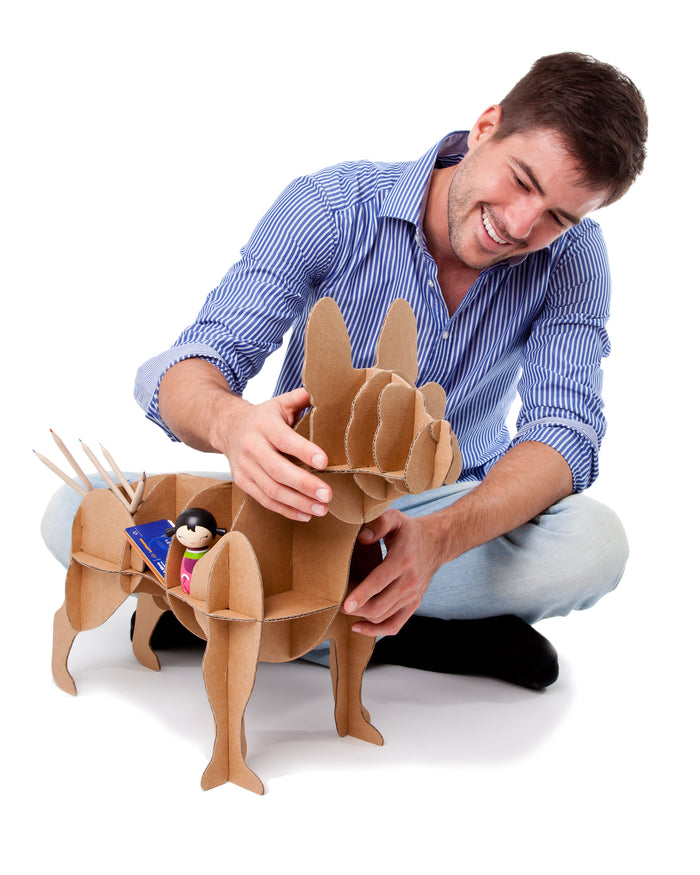 Milimetrado - Franse Bulldog van Karton - Decoratief opbergrek