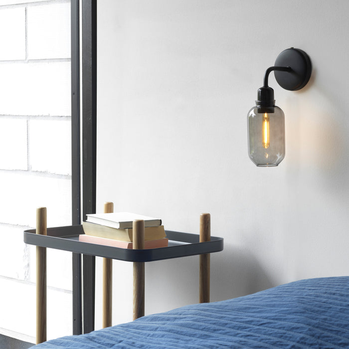 Normann Copenhagen Amp Wandlamp Zwart/Smoke