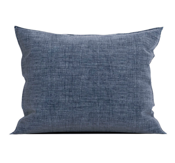 Zo Home Lino Kussensloop Linnen Look urban blue