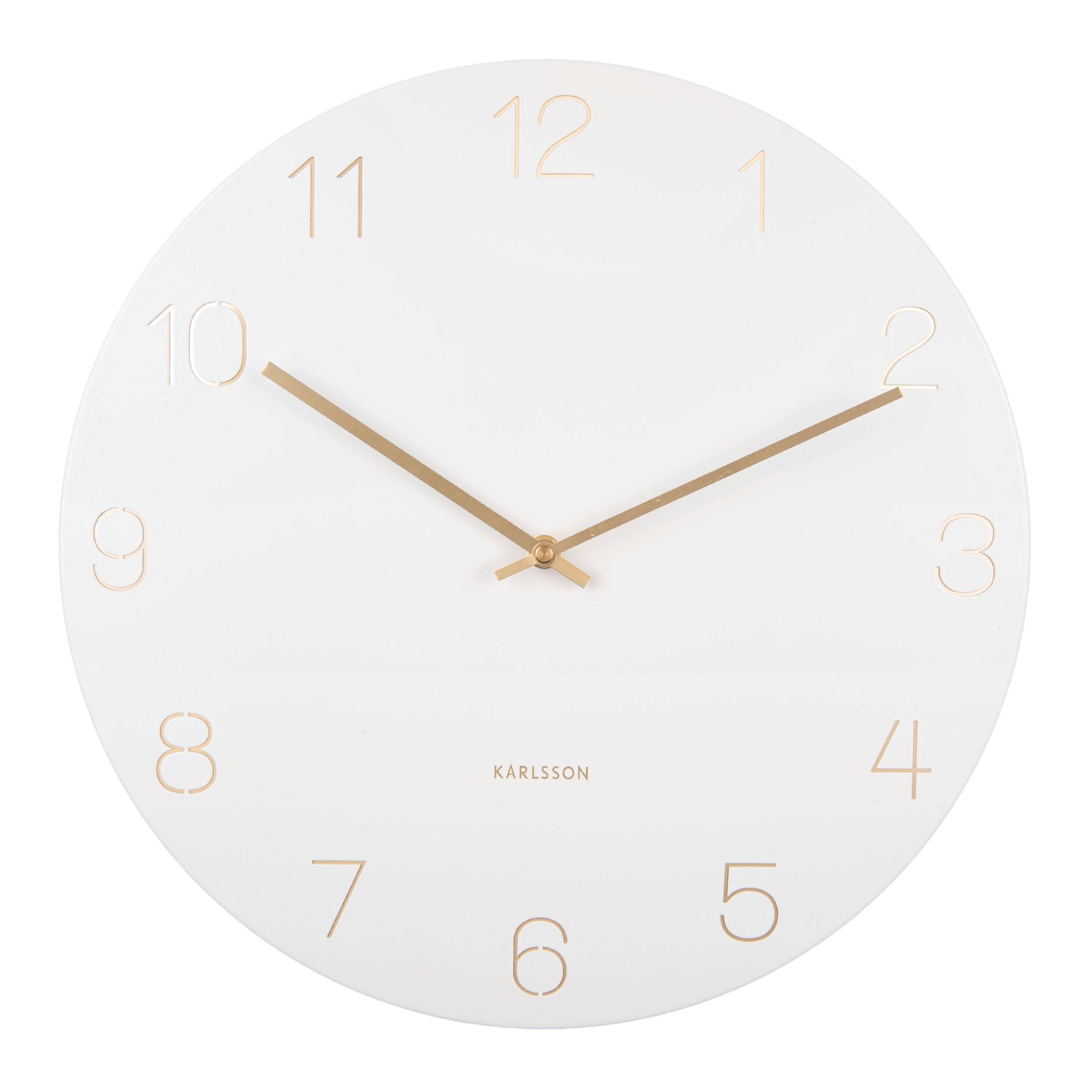 Karlsson Wandklok Charm - Wit