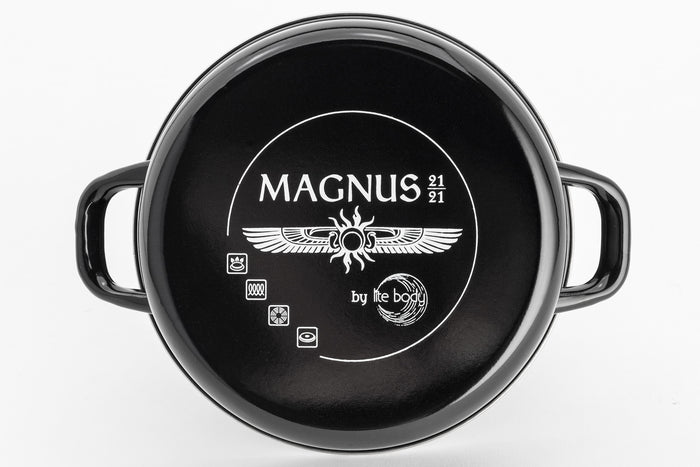 Lite-Body - Magnus Braadpan 24cm|2,5l - Emaille - Blauw - Inductie