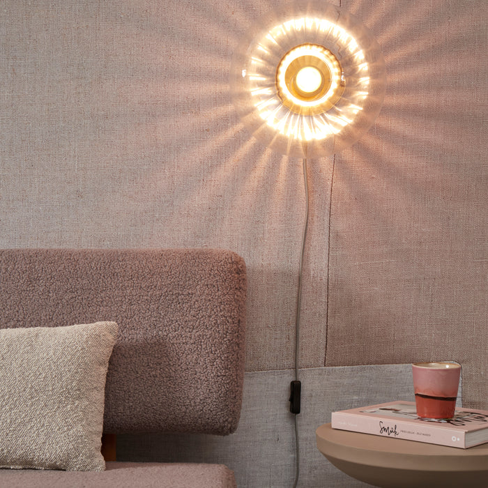 It's about RoMi Brussels Wandlamp - Goud/Transparant