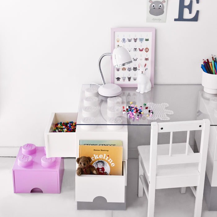 LEGO® Brick 4 Opbergbox Met Lade - Roze