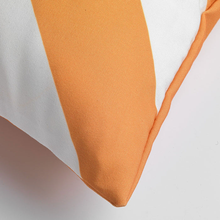 Dutch Decor Buitenkussen 45x45 cm - SANZENO - outdoor geel & wit