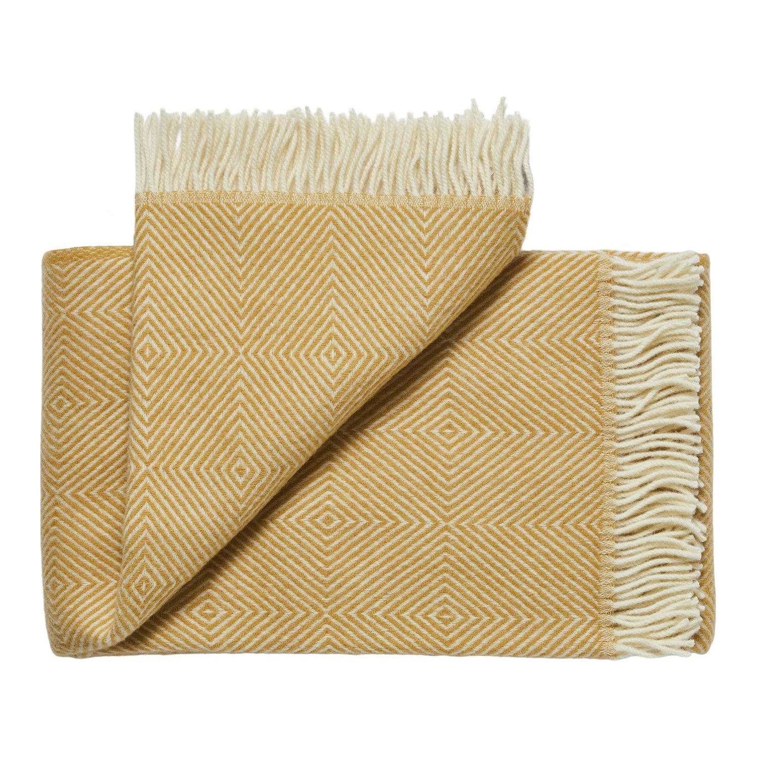 Silkeborg Fanø plaid - 240 x 140 cm - Sunflower Yellow