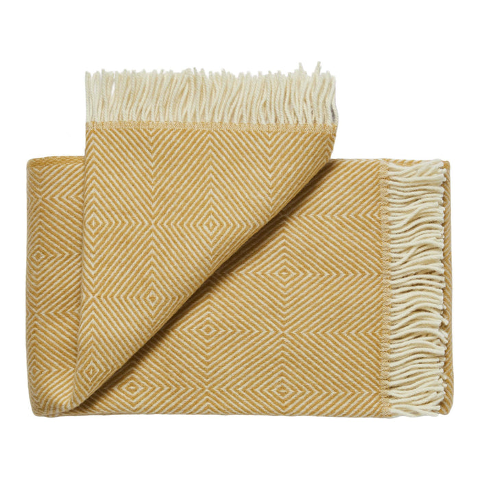 Silkeborg Fanø plaid - 240 x 140 cm - Sunflower Yellow