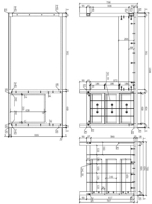 Vipack Lewis Kinderbureautafel met 3 Lades