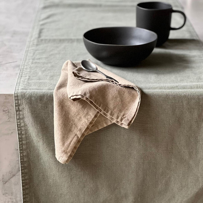 Dutch Rose Tafelloper 40x150 cm dubbelzijdig terracotta-beige