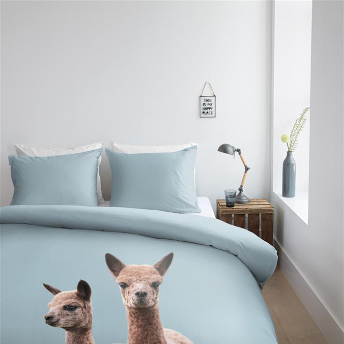 Ambiante Inca Dekbedovertrek 200 x 200/220 cm - Blauw