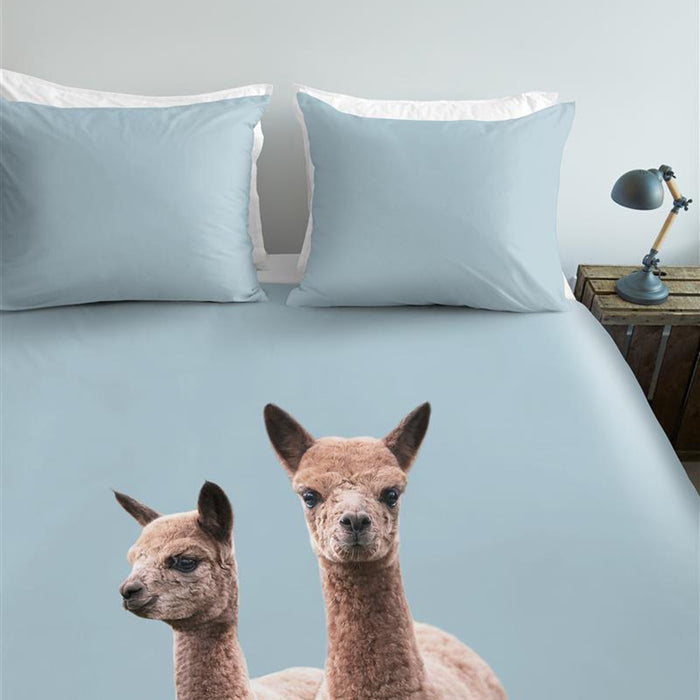 Ambiante Inca Dekbedovertrek 200 x 200/220 cm - Blauw