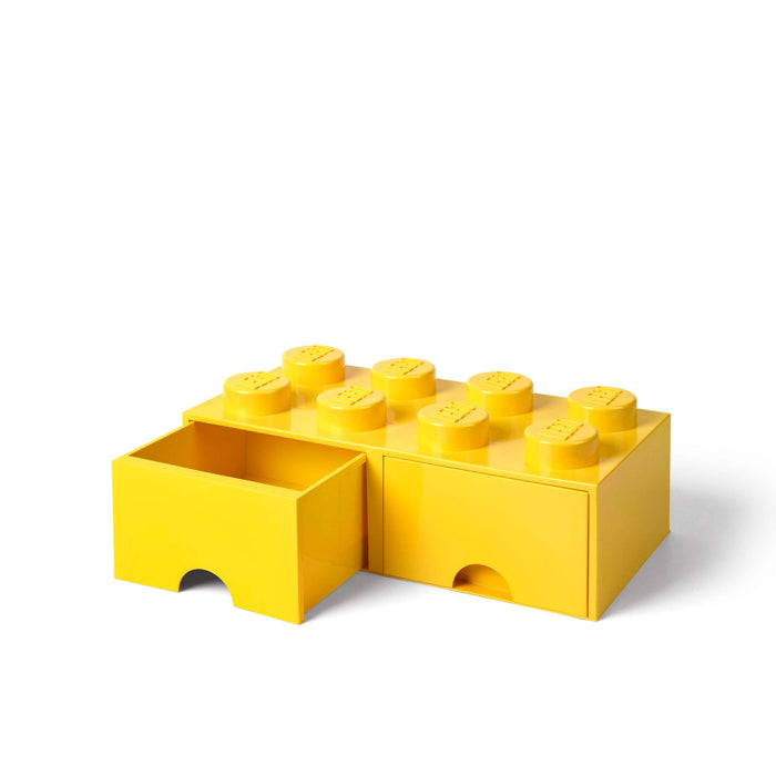 LEGO - Opberglade Brick 8, Geel - LEGO