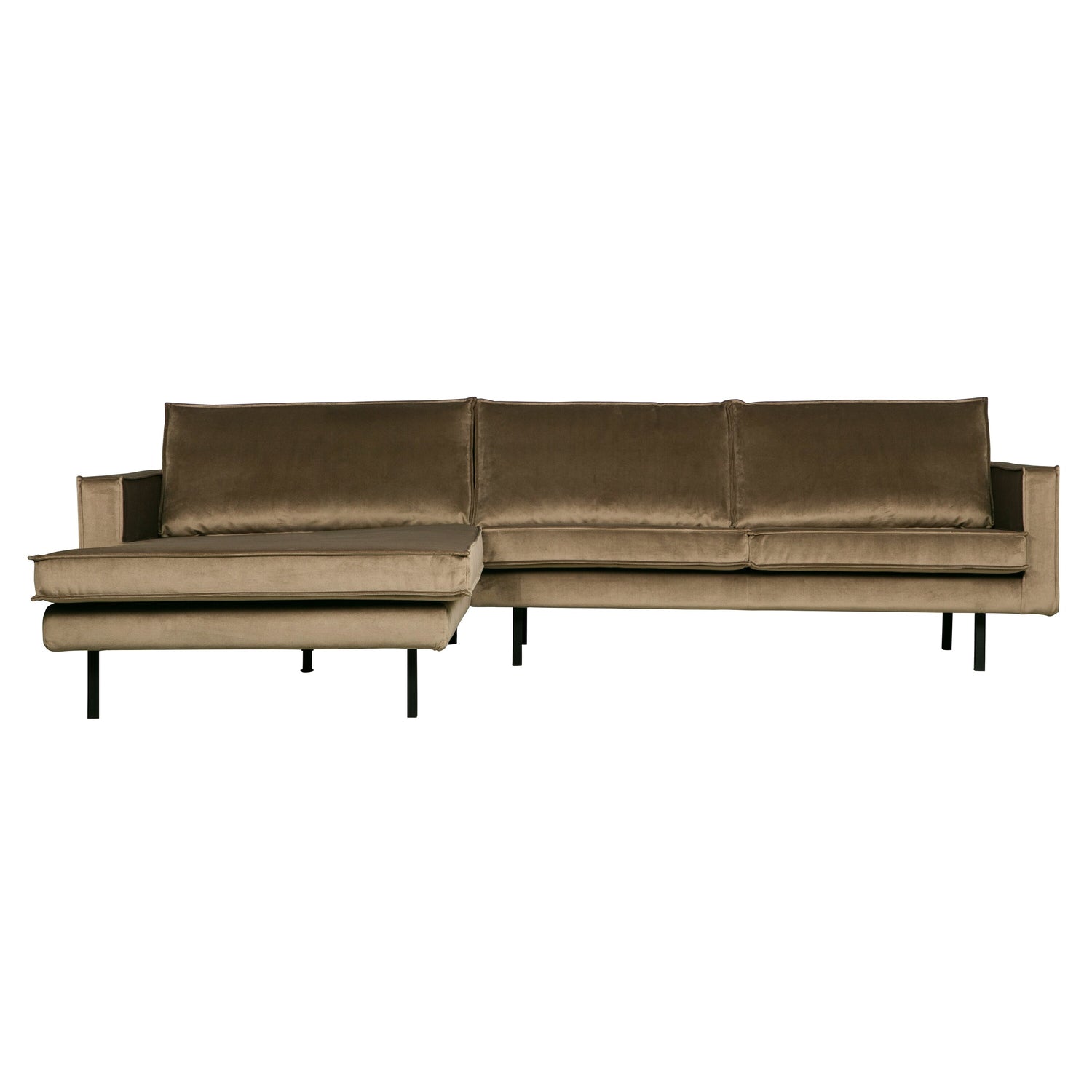WOOOD Chaise Rodeo Longue Links - Velvet - Taupe