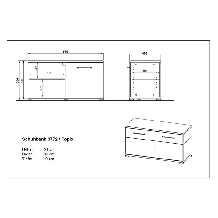 Germania Topix Schoenenkast