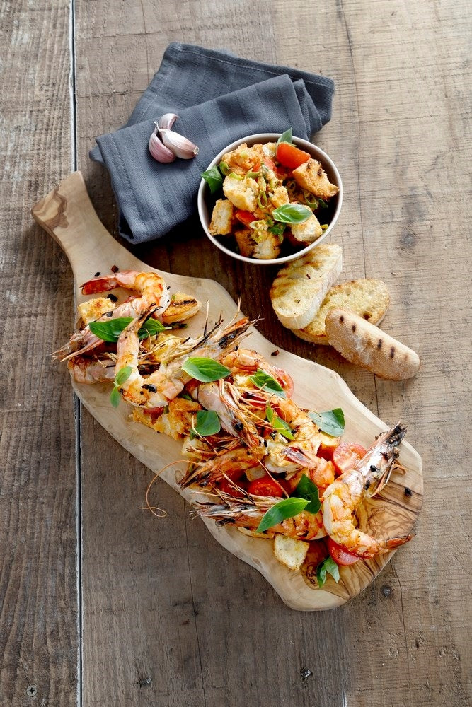 Bowls and Dishes Pure Olive Wood Serveerplank Rustique 30-35 cm