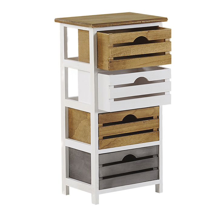 Beliani ZELA Ladekast Lichte houtkleur