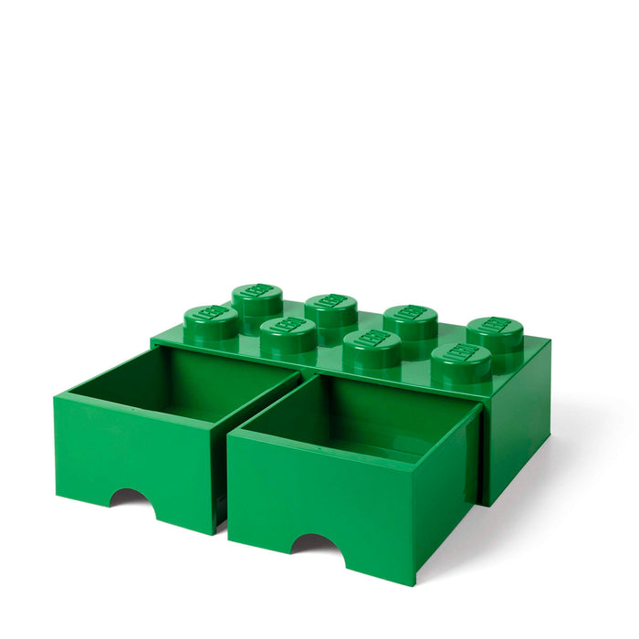 LEGO - Opberglade Brick 8, Groen - LEGO