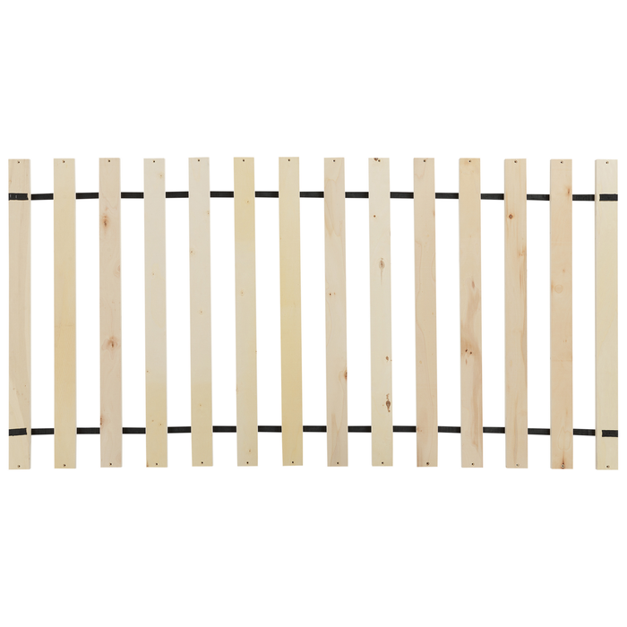 Beliani-AMBASSADOR-Eenpersoonsbed-Grijs-90 x 200 cm-Polyester