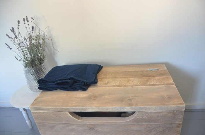 Wood4you - Speelgoedkist - Kick - Steigerhout 90Lx50Hx50D cm -