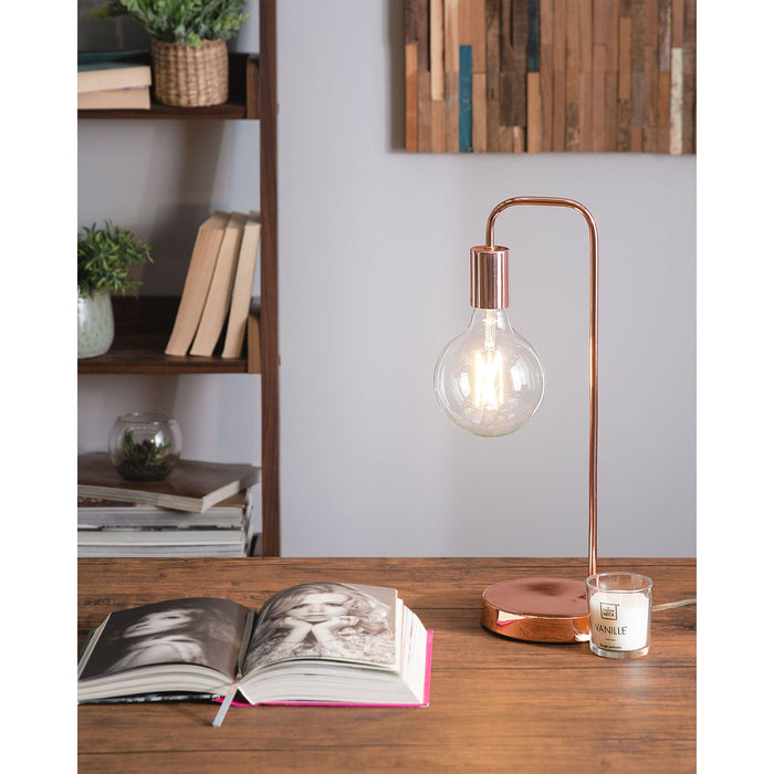 Beliani - SAVENA - Bureaulamp - Koper - Metaal