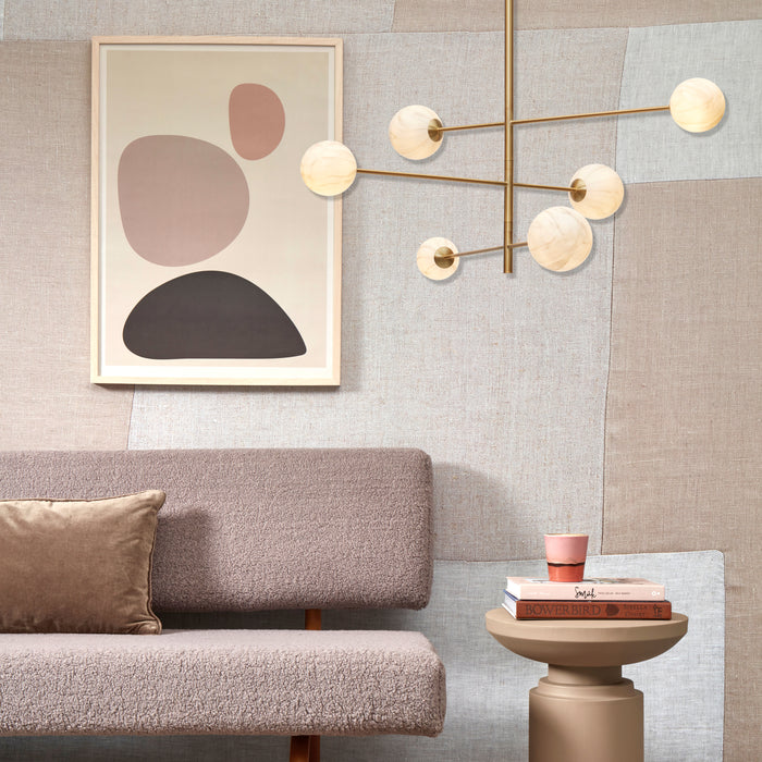 It's about RoMi Carrara Hanglamp - 3-arm - Goud