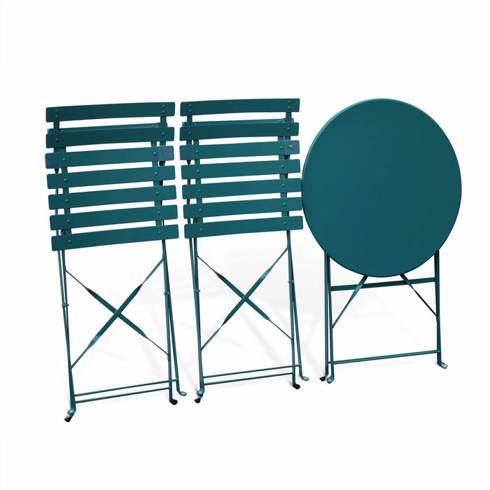 sweeek - Bistroset 2 stoelen, ronde tafel