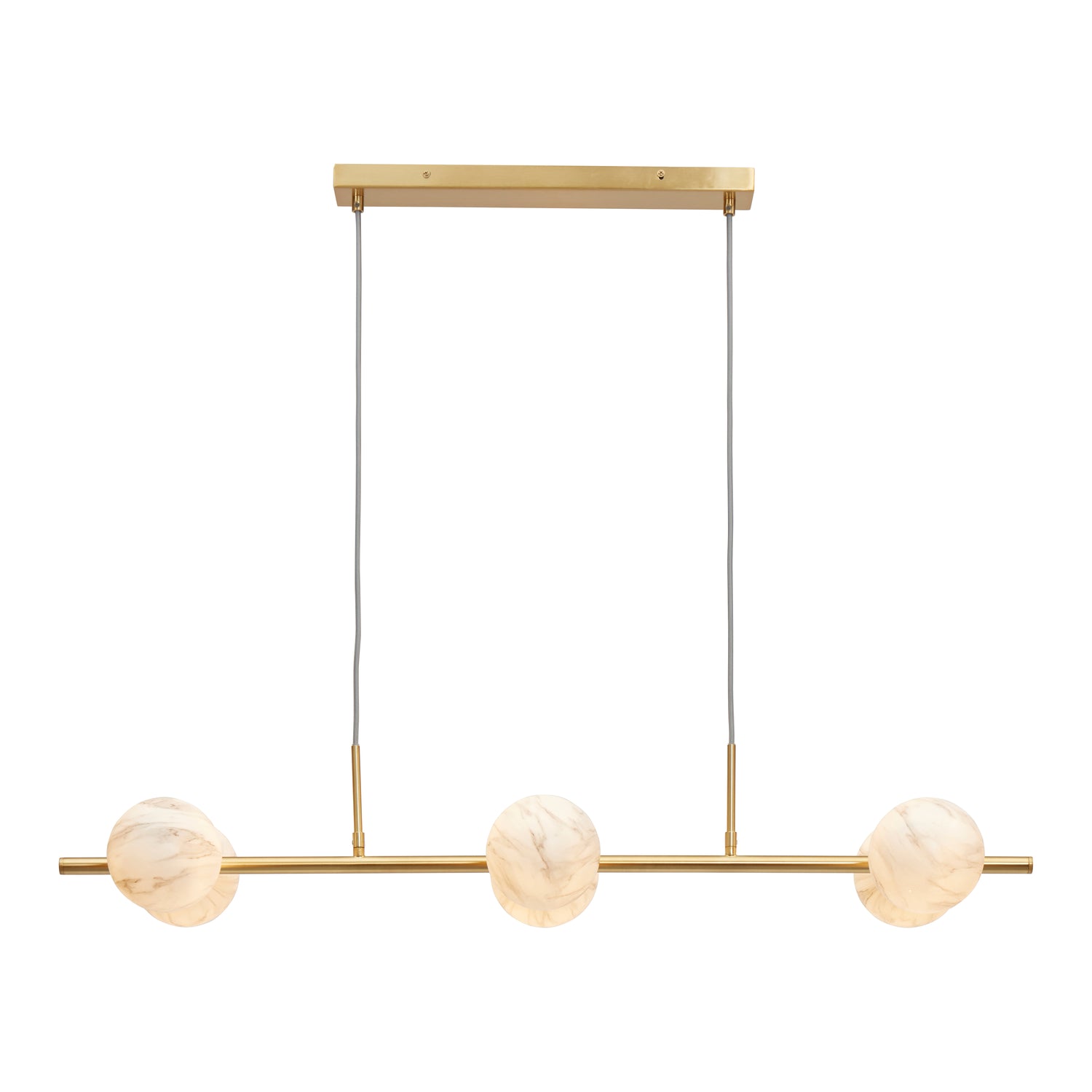 It's about RoMi Carrara Hanglamp - 6-bollen - Goud