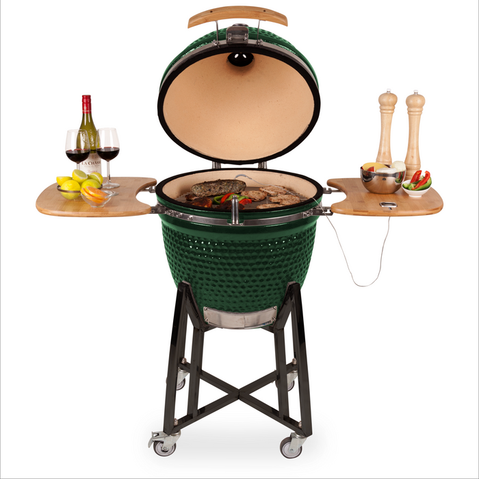 Patton Kamado Grill Houtskoolbarbecue - 21" - Grilloppervlak Ø 47 cm -