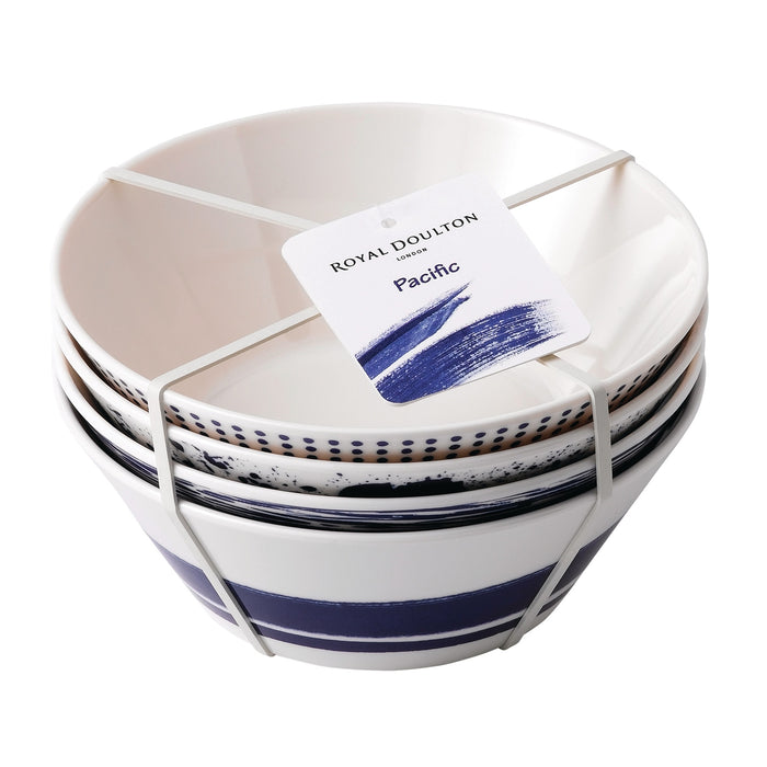 Royal Doulton Pacific Outdoor Kom Melamine Ø 15 cm - Set van 4