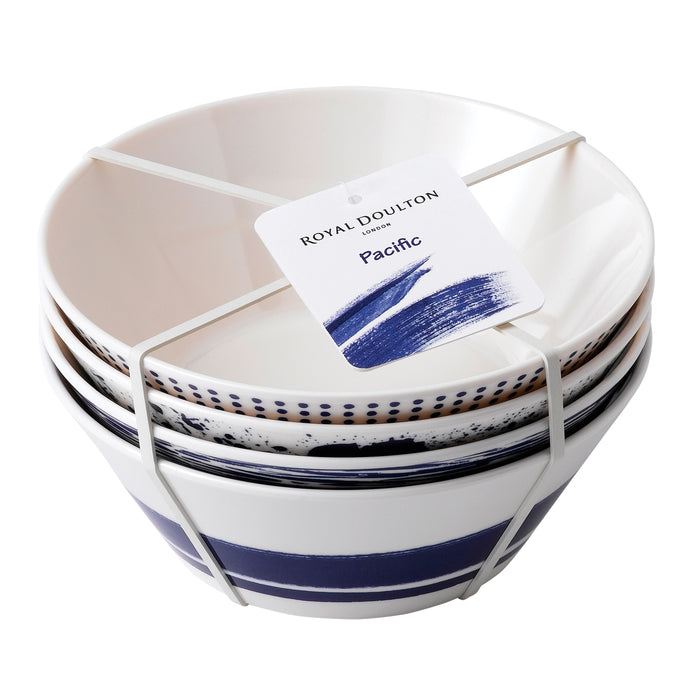 Royal Doulton Pacific Outdoor Kom Melamine Ø 15 cm - Set van 4