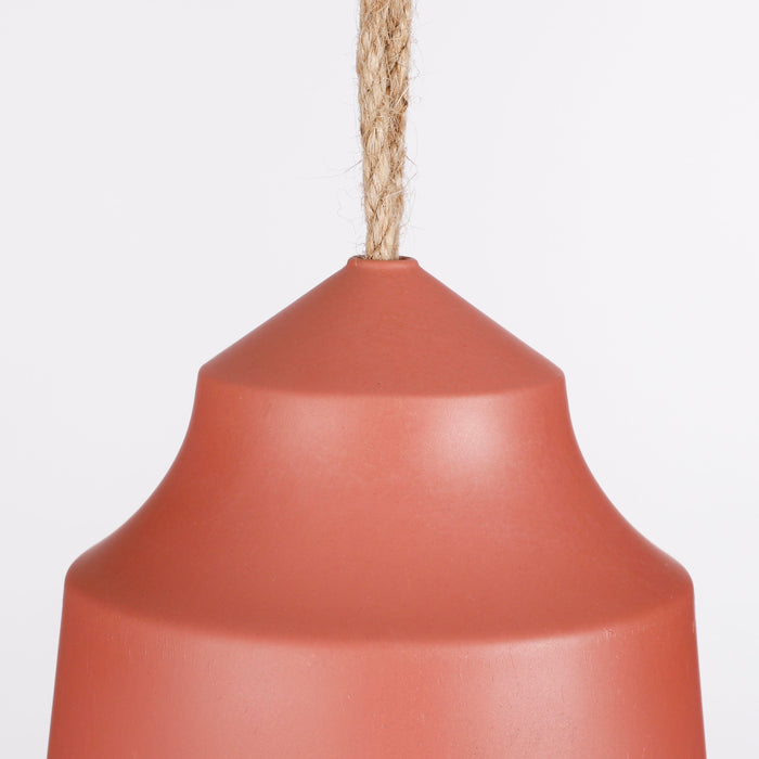 Mica Decorations Orion Vogelhuis - H28 x Ø15 cm - Donkerroze