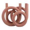 present time Kandelaar Rings - Terracotta