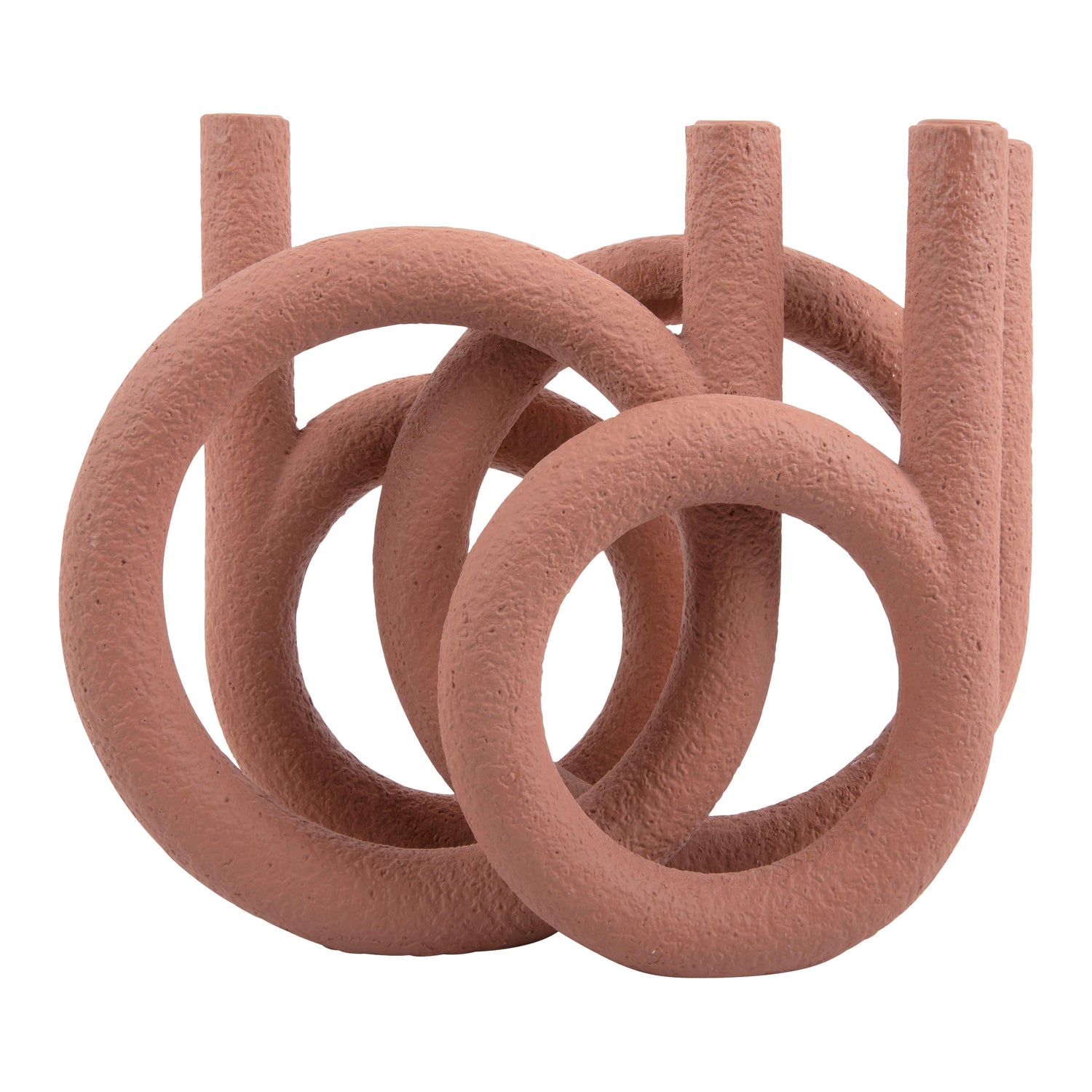 present time Kandelaar Rings - Terracotta