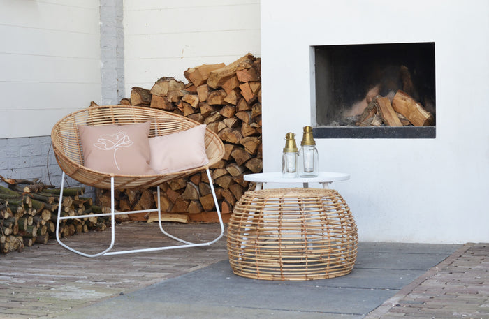 Villa Madelief outdoor kussen beige rechthoek (50x30cm)