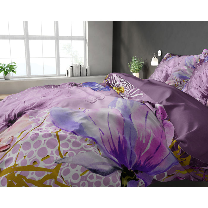 Sleeptime Dekbedovertrek Pink Flower Pink