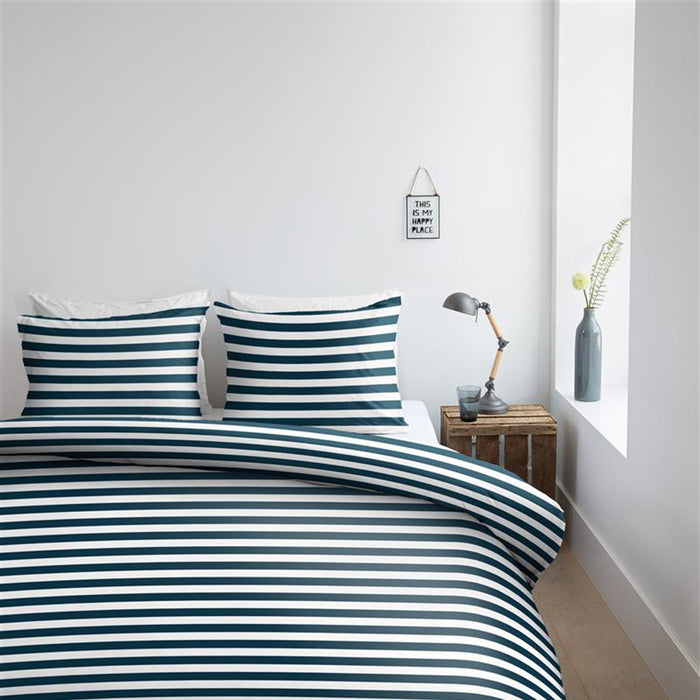 Ambiante Orsin Dekbedovertrek 200 x 200/220 cm - Donkerblauw