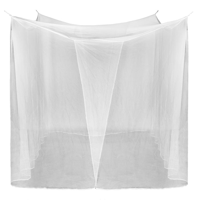 tectake® Klamboe voor eenpersoons- en tweepersoonsbedden - Wit