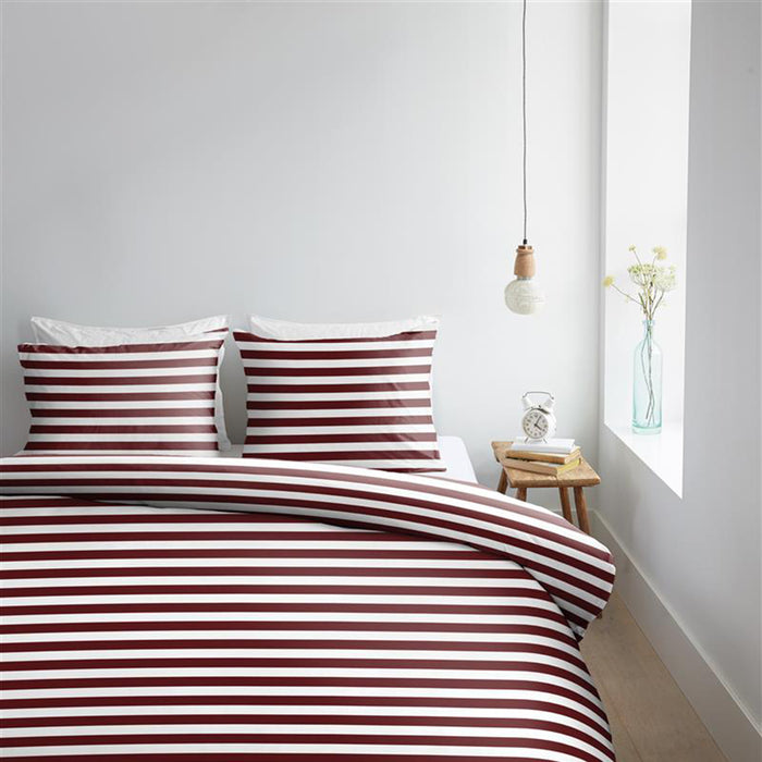 Ambiante Orsin Dekbedovertrek 140 x 200/220 cm - Donkerrood