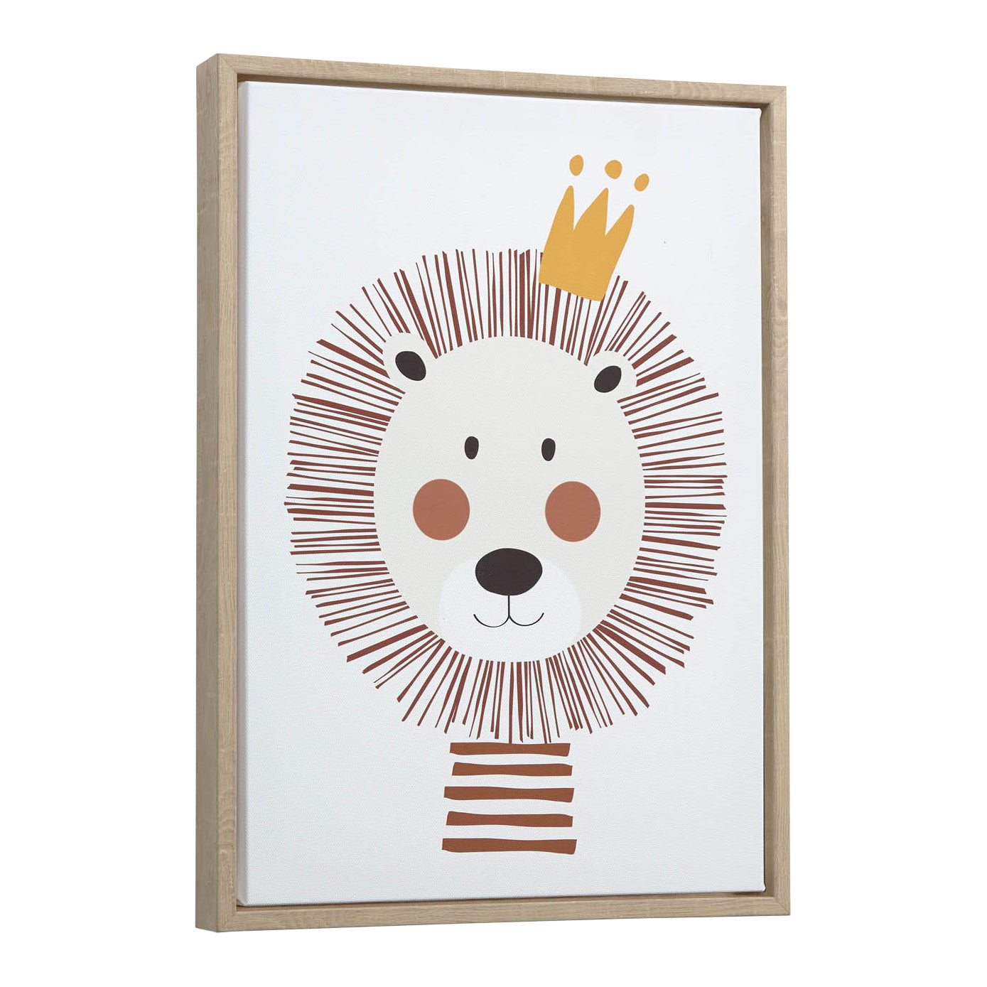 Kave Home Uriana Irini Poster Leeuw 29,7 x 42 cm