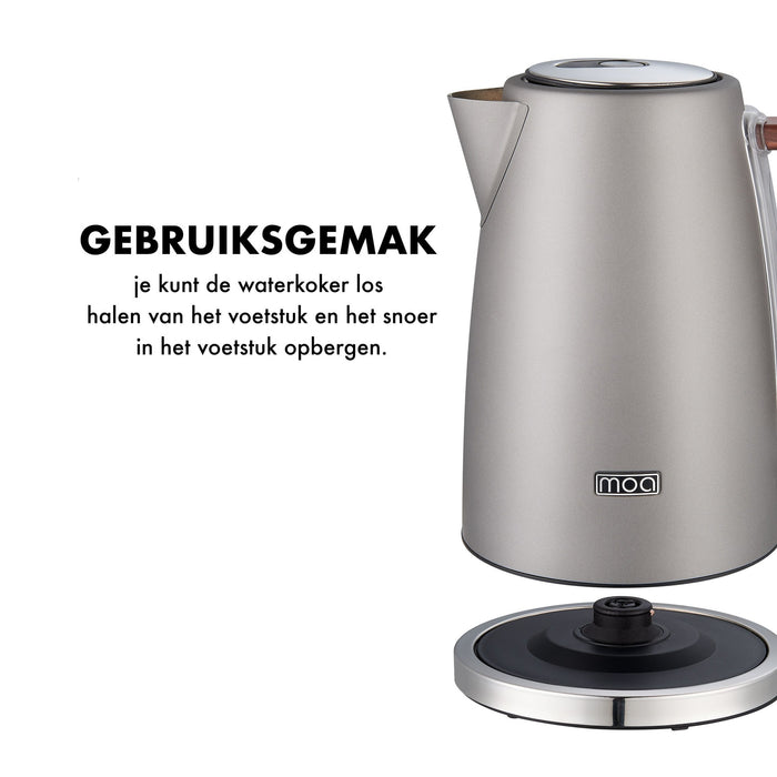 MOA Waterkoker 1.7 liter Modern - Elektrisch - EK1TN