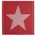 DDDDD theedoek Star - 60x65cm - Rood - 6 stuks