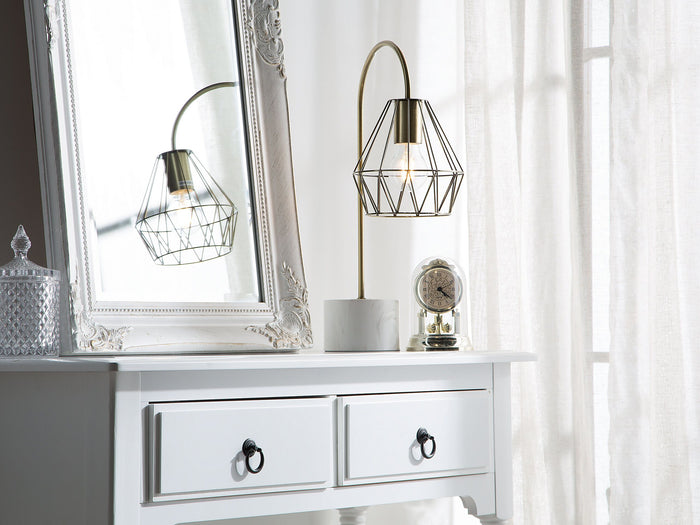 Beliani - MOONI M - Tafellamp - Messing - Metaal