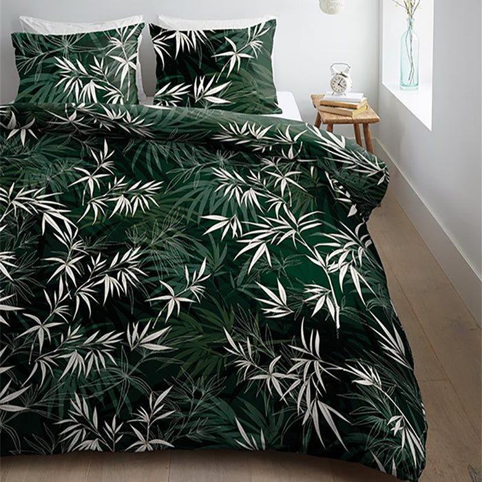 Ambiante Raisa Dekbedovertrek 200 x 200/220 cm - Groen