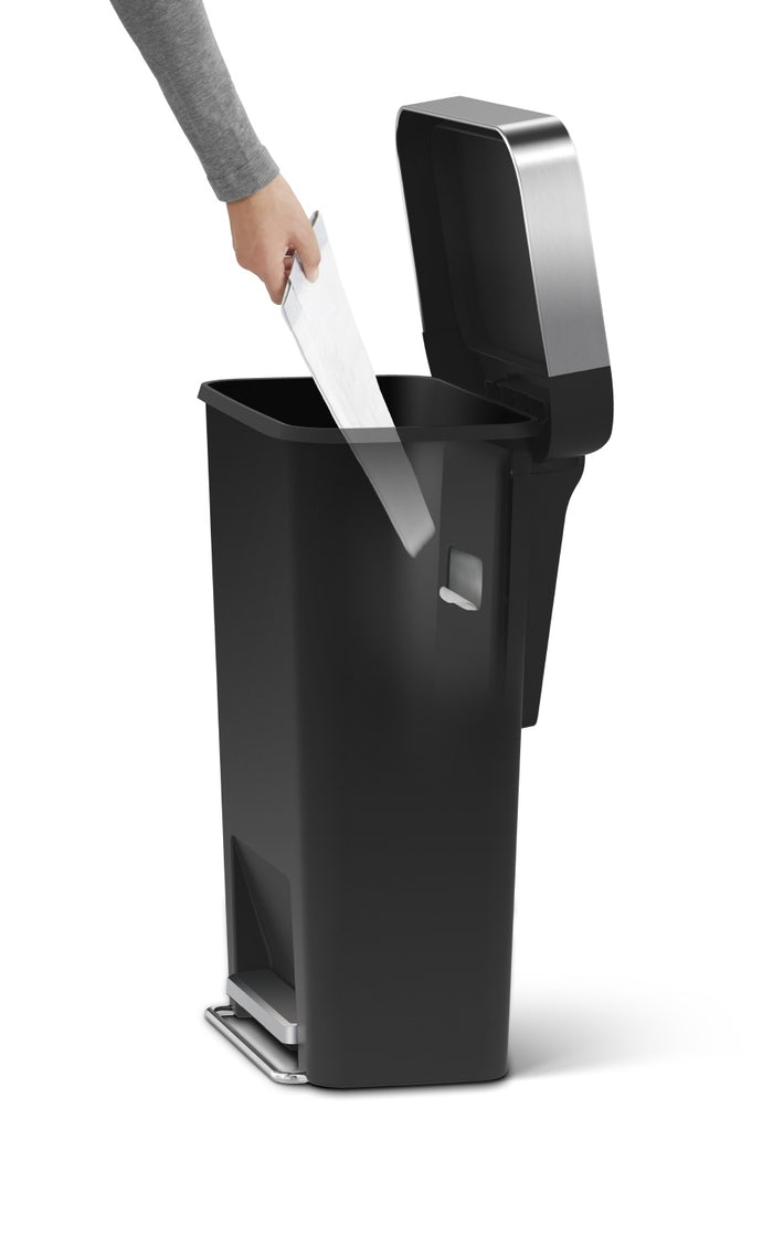 Simplehuman Rectangular Liner Pocket Pedaalemmer 45 Liter