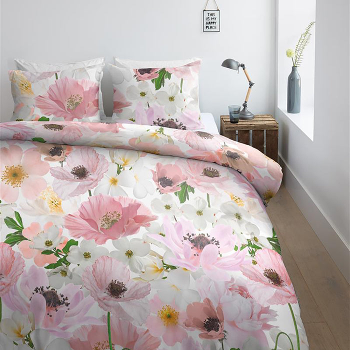 Ambiante Rosella Dekbedovertrek 140 x 200/220 cm - Roze