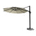 Nesling Coolfit Zweefparasol Ø 350 cm - Gebroken wit